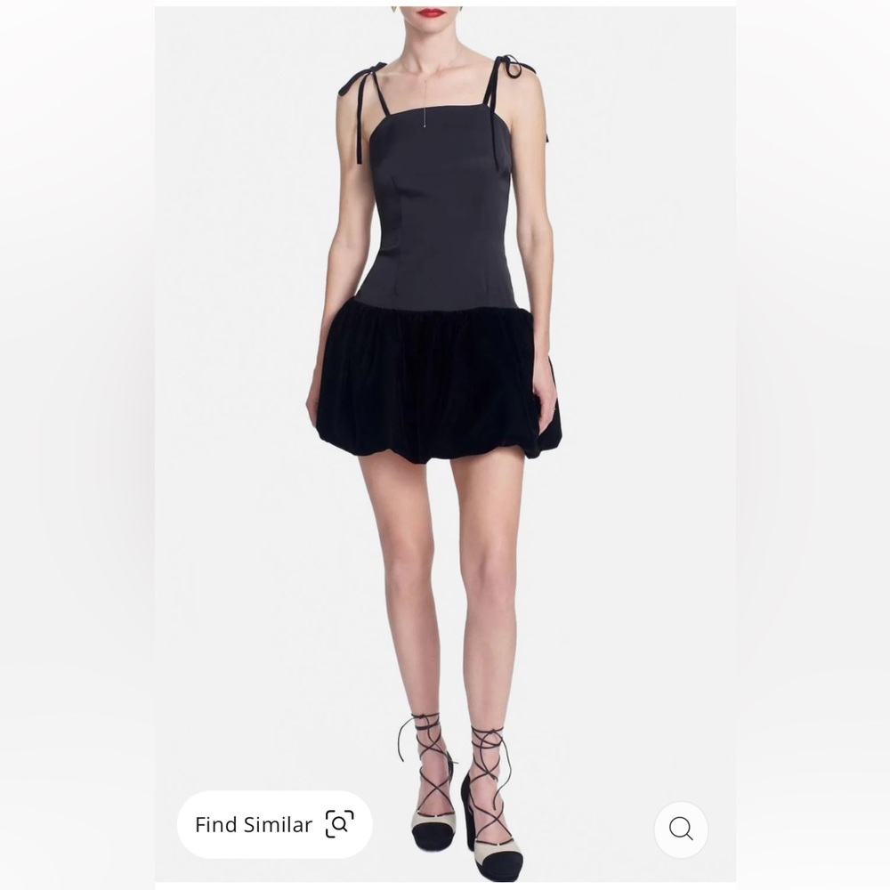 NWT Corey Lynn Calter Lita Mini Dress - Black Size XS